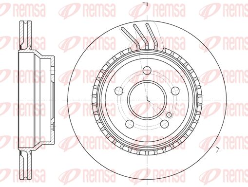 Tarcza hamulcowa KAWE 6760 10