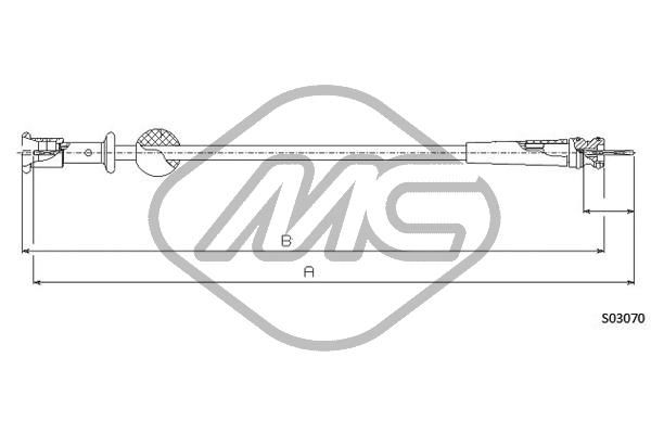Linka tachografu METALCAUCHO 80784