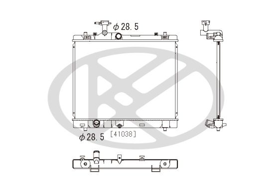 Radiator, racire motor KOYORAD PL102609