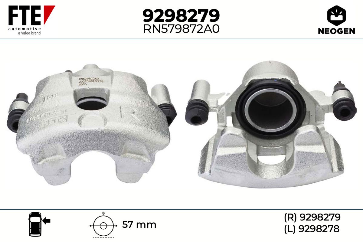 Etrier frana FTE NEOGEN 9298279