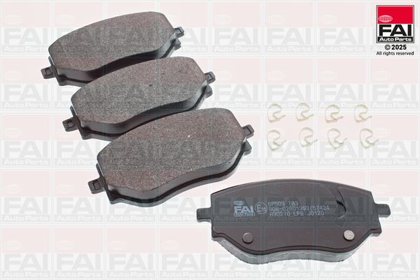 Zestaw klocków hamulcowych, hamulce tarczowe FAI AUTOPARTS BP503