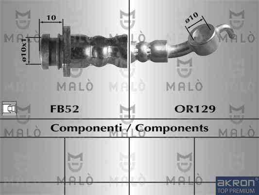 Tuyau de pression pour filtre à particules diesel