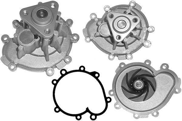 Pompe à eau, refroidissement du moteur