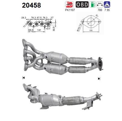 Katalizator AS AV615F297AB