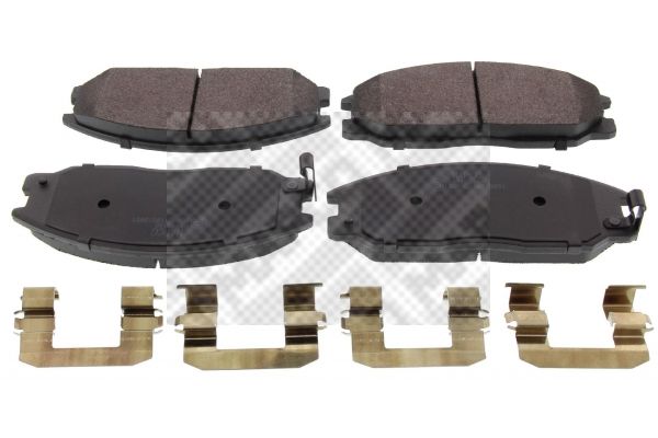 Zestaw klocków hamulcowych, hamulce tarczowe MAPCO 6738