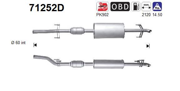 Katalizator AS 71252D