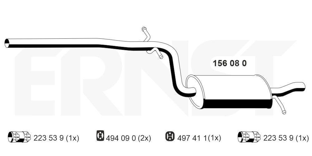 Toba esapamet intermediara ERNST 156080