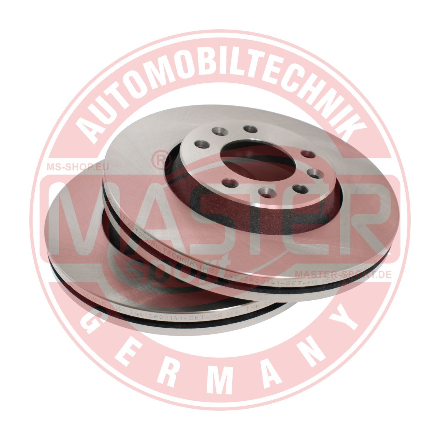 Tarcza hamulcowa MASTER-SPORT GERMANY 24012802141-SET-MS