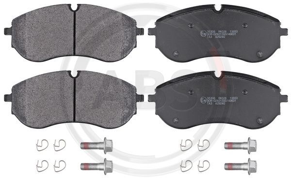 Zestaw klocków hamulcowych, hamulce tarczowe A.B.S. 35308