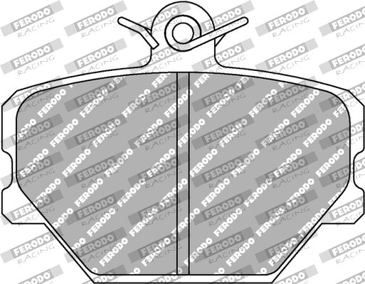 Zestaw klocków hamulcowych, hamulce tarczowe FERODO RACING FCP1162H