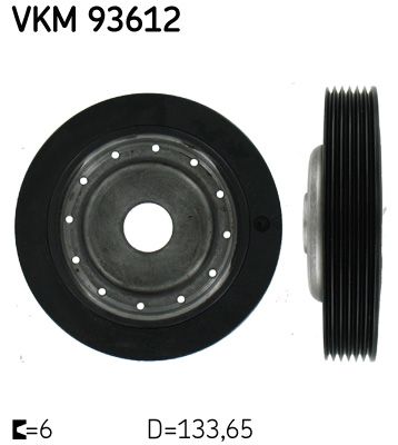 Koło pasowe, wał korbowy SKF VKM 93612