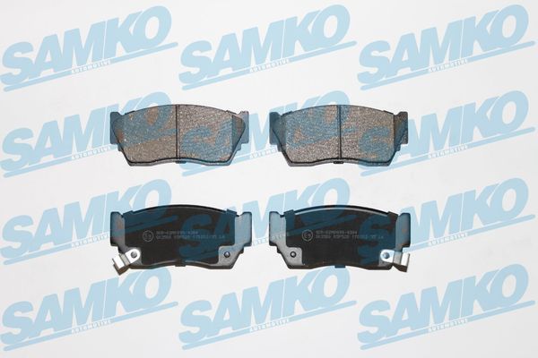 Levně Sada brzdových destiček, kotoučová brzda SAMKO 5SP520