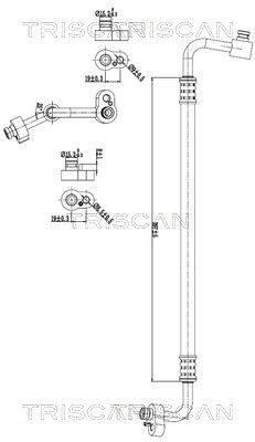 conducta presiune variabila,aer conditionat TRISCAN 9010 29078