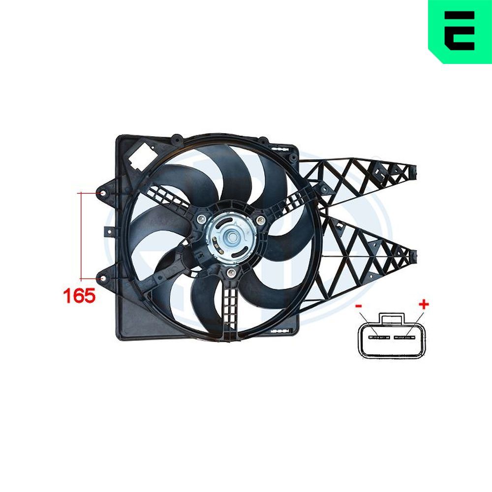 Ventilator, radiator ERA 352054