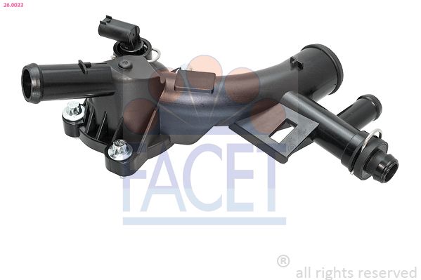 Flansa lichid racire FACET Made in Italy - OE Equivalent 26.0033