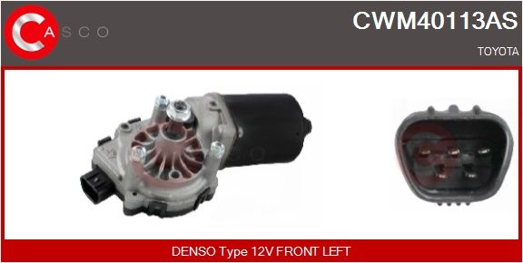 Levně Motor stěračů CASCO CWM40113AS