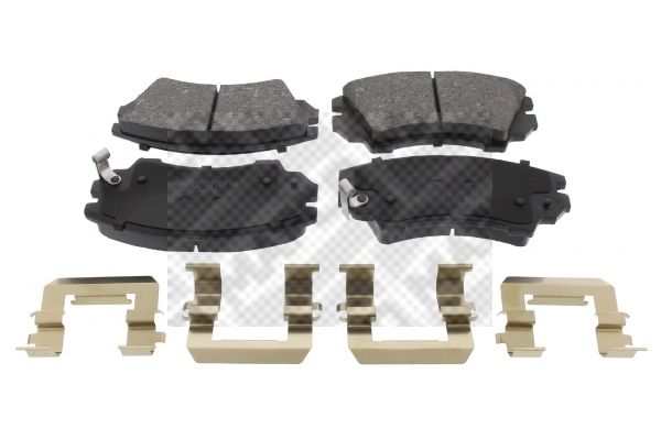 Zestaw klocków hamulcowych, hamulce tarczowe MAPCO 6859