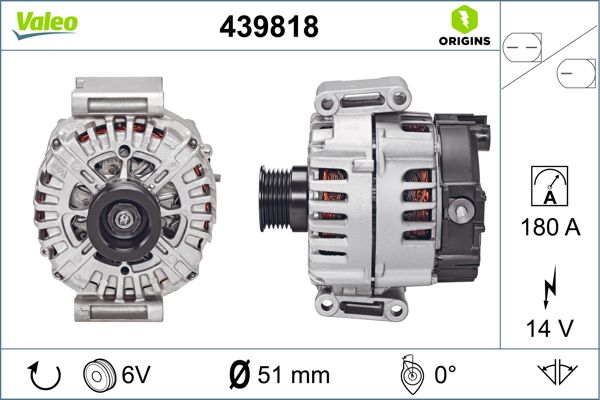 Alternator VALEO 439818
