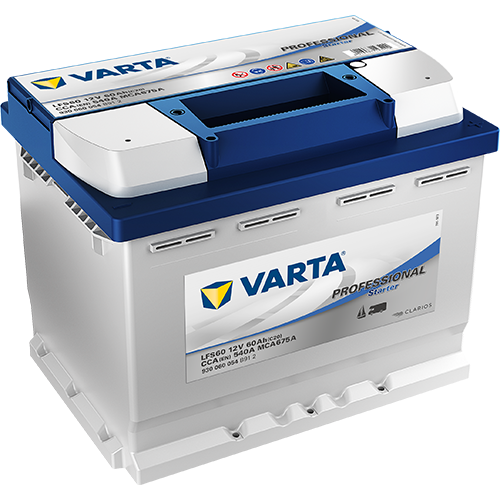 Startera akumulatoru baterija