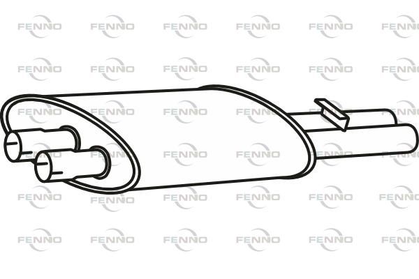 Tłumik końcowy FENNO P36100