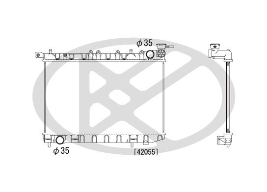 Radiator, racire motor KOYORAD PL021099