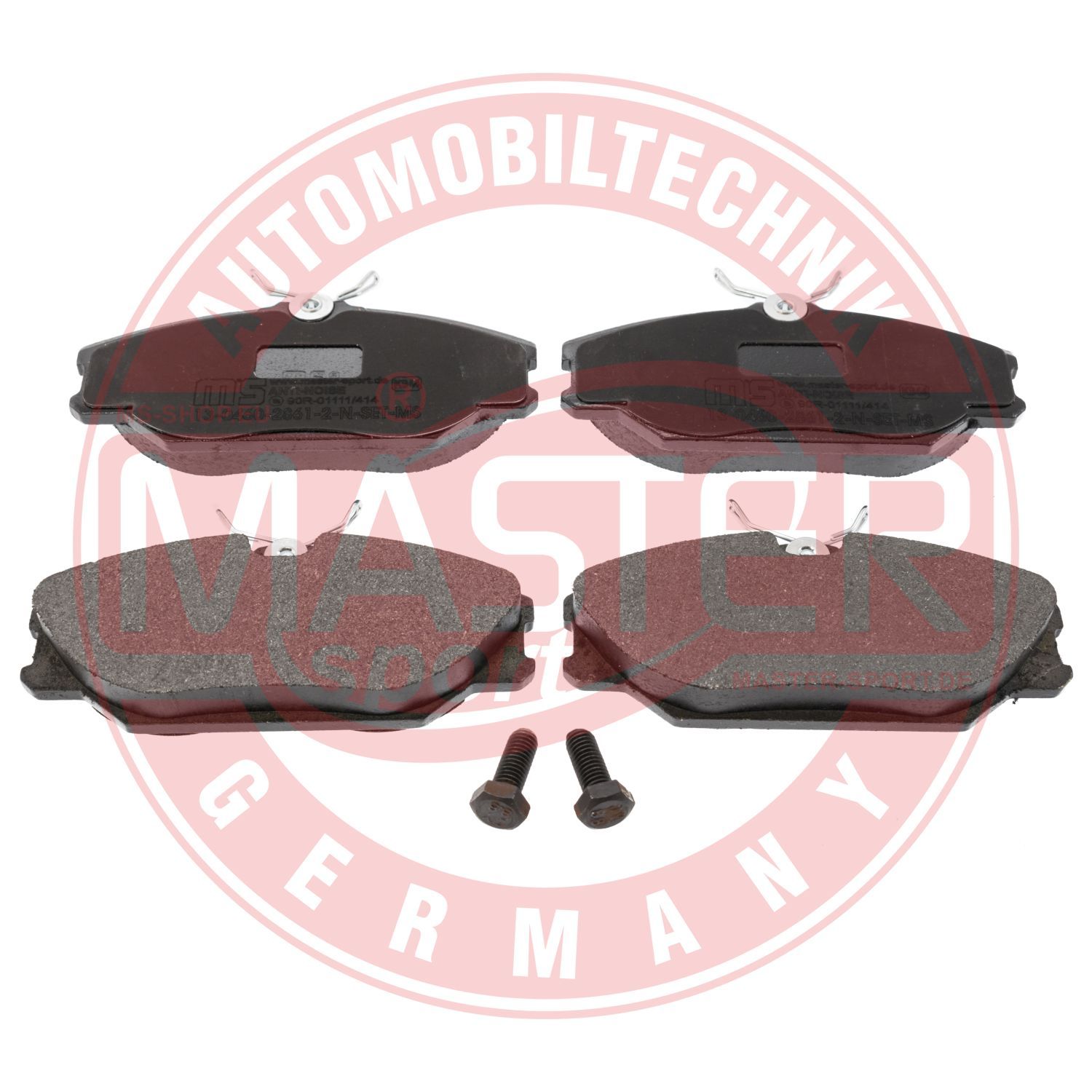 Zestaw klocków hamulcowych, hamulce tarczowe MASTER-SPORT GERMANY 13046028612N-SET-MS