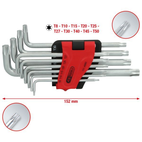 Set surubelnite unghiulare KS TOOLS 151.4880