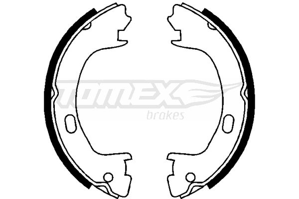 E-shop Sada brzdových čeľustí TOMEX Brakes 22-71