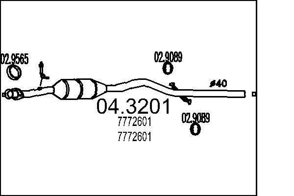Katalizator MTS 04.3201