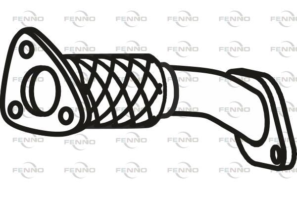 Rura wydechowa FENNO P49004