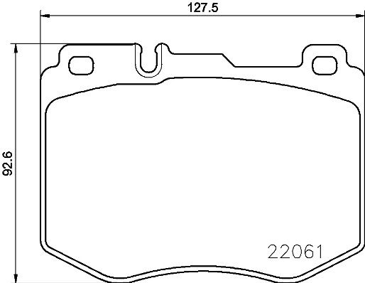 Zestaw klocków hamulcowych, hamulce tarczowe BREMBO P 50 120