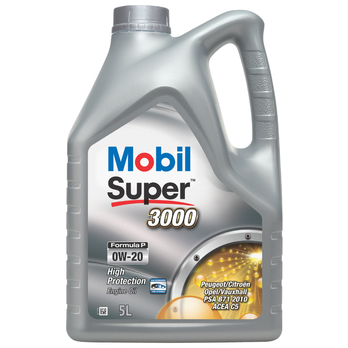 Ulei de motor Mobil Super 3000 Formula P 0W-20 5L — automobilus.ro