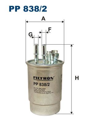 Palivový filtr FILTRON PP 838/2