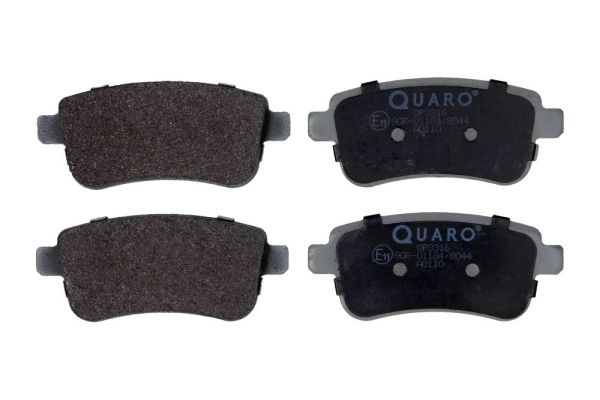 Sada brzdových platničiek kotúčovej brzdy QUARO QP3316