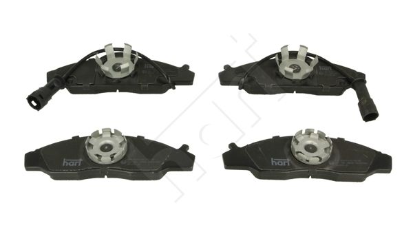 Zestaw klocków hamulcowych, hamulce tarczowe HART 225 706