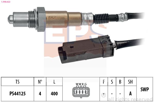 Sonda Lambda EPS 1.998.622