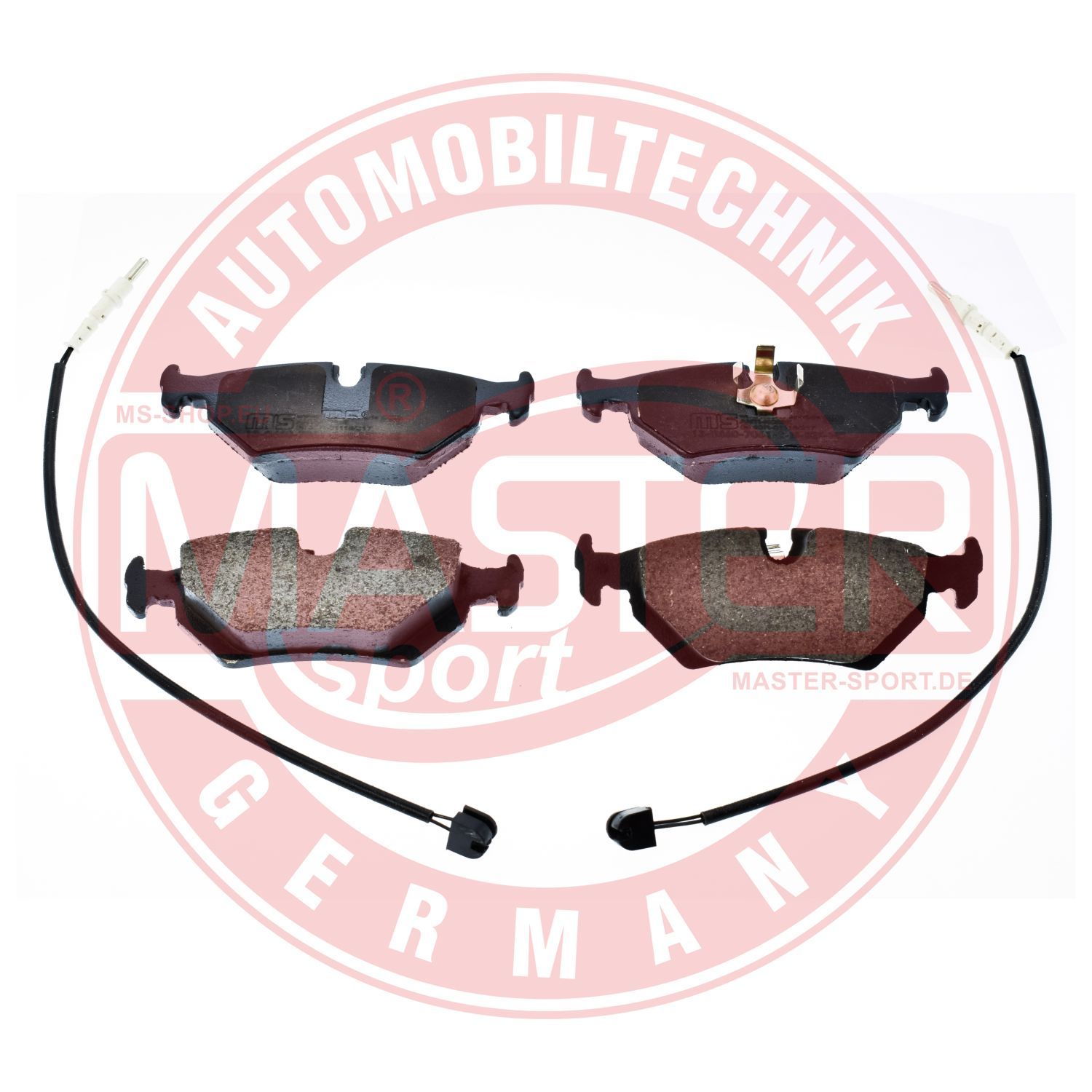 Zestaw klocków hamulcowych, hamulce tarczowe MASTER-SPORT GERMANY 13046070612N-SET-MS