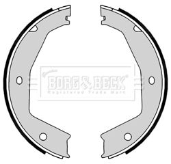 Zestaw szczęk hamulcowych, hamulec postojowy BORG & BECK BBS6441
