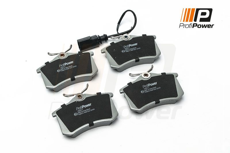 E-shop Sada brzdových platničiek kotúčovej brzdy ProfiPower 1B2017