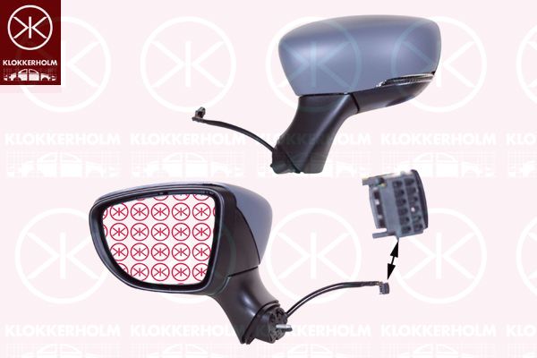 Lusterko zewnętrzne KLOKKERHOLM 60341031