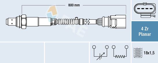 Sonda lambda FAE 77697