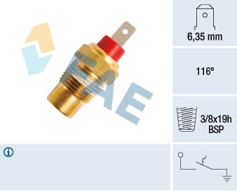 Comutator temperatura, racire FAE 35102