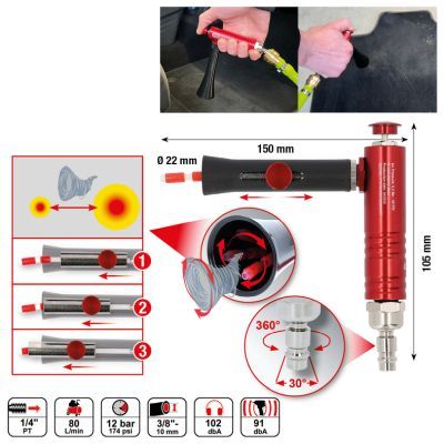 Pistol de aspirat/suflanta (aer comprimat) KS TOOLS 515.5575