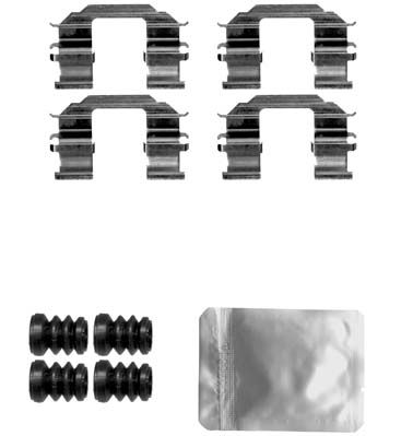 Set accesorii, placute frana METZGER 109-1870