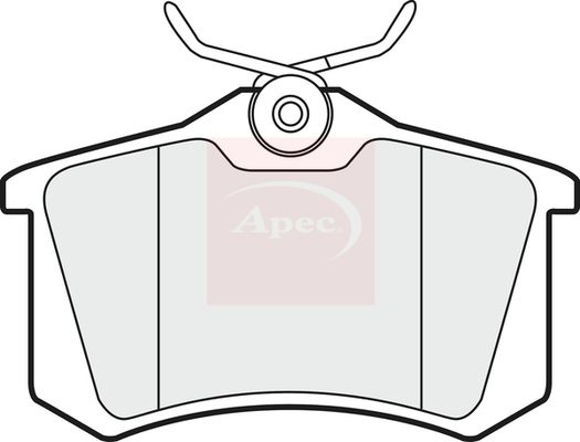 Apec - Rear Brake Pad Set