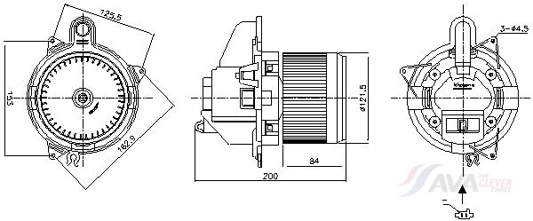 Pulseur d'air habitacle
