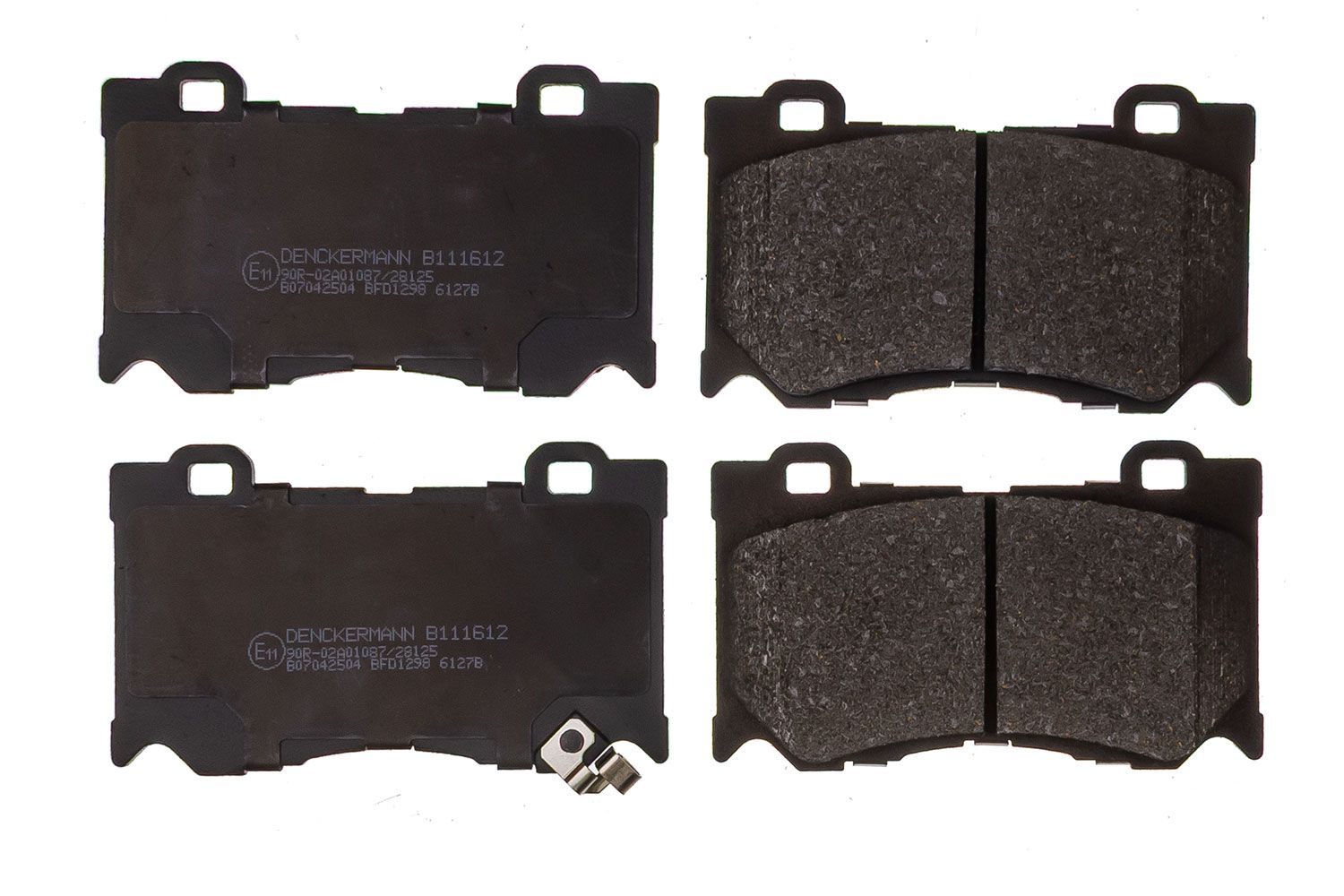 set placute frana,frana disc DENCKERMANN B111612