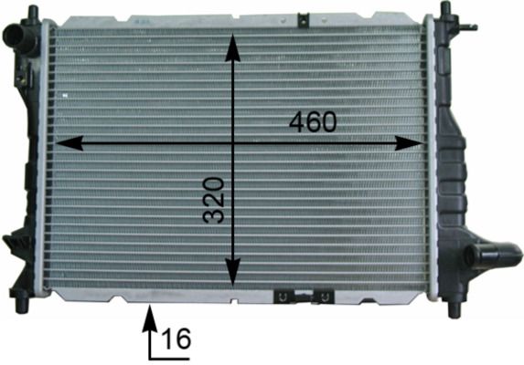 Chladič, chlazení motoru MAHLE CR 944 000S