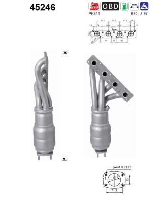 Katalizator AS 45246
