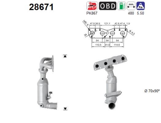 Katalizator AS 28671